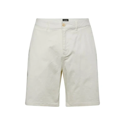 Afbeelding van Scotch &amp; Soda Heren Core Stuart Katoen Blend Twill Shorts, Off White 0001, 28W