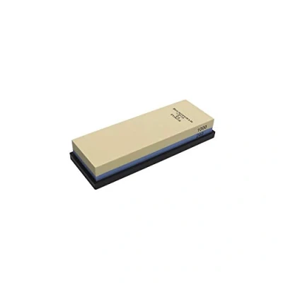 Afbeelding van Rockingham Forge SUPERSHARP 2 in 1 combinatie wetsteen, 240/1000 korrel slijpsteen, antislip basis, 18 x 6 3 cm GROF/MEDIUM