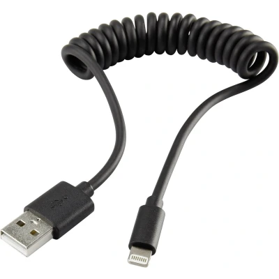 Afbeelding van Renkforce Apple iPad/iPhone/iPod Aansluitkabel [1x USB A 2.0 stekker 1x dock Lightning] 0.95 m Zwart