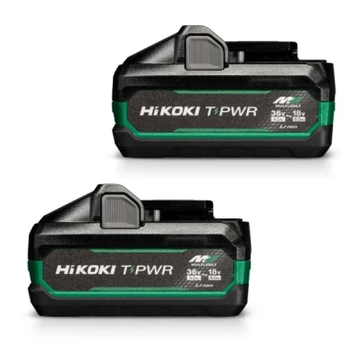 Afbeelding van HiKOKI BSL3640MVT 36V Li ion Accu Multivolt Tabless 4.0Ah / 18V 8.0Ah Twin Pack (2st)