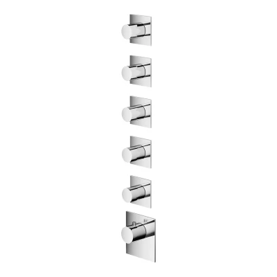 Afbeelding van HotBath Mate Afbouwdeel Chroom MHF025CR