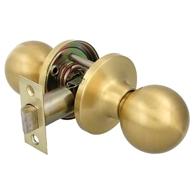 Afbeelding van Amig 11128 deurknop 611 messing mat (doorgang)