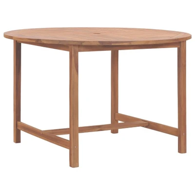 Afbeelding van Tuintafel 110X110X75 Cm Massief Teakhout