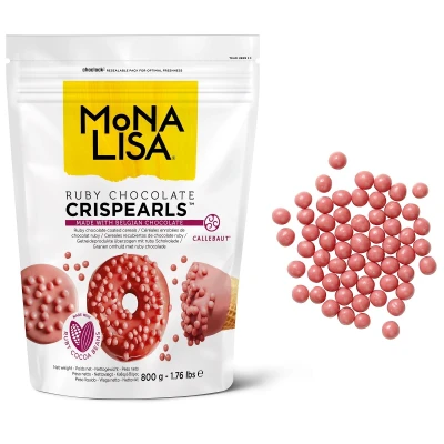 Afbeelding van Callebaut Chocolade Crispy Pearls, Ruby 800 gram