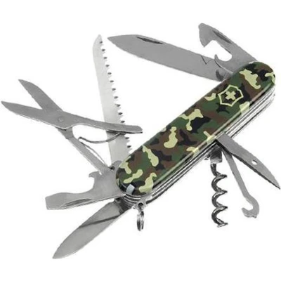 Afbeelding van Victorinox zakmes Huntsman camouflage 15 functies 91 mm doosje