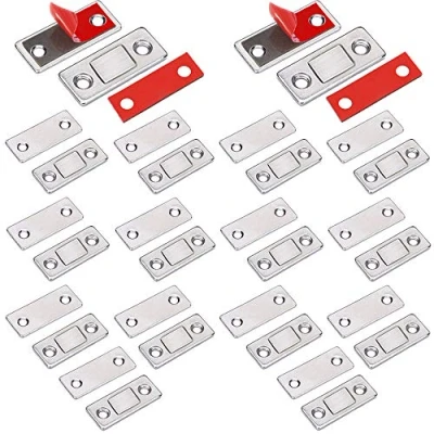 Afbeelding van Kast Deurvangst Jiayi 14 Stuks Ultra Dunne Zelfklevende Lade Magneten Deur Closer Magnetische Kabinet Kleverige Meubelhardware voor Schuifkast Venster Keuken Sluiting Sticky