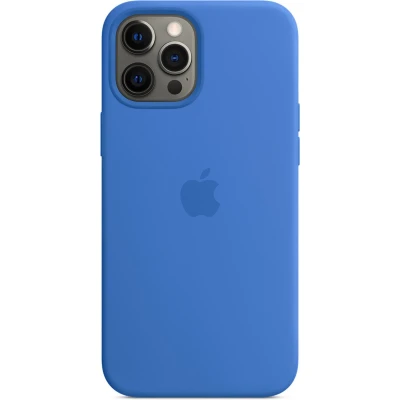 Afbeelding van Apple origineel Silicone MagSafe Case iPhone 12 Pro Max Capri Blue MK043ZM/A
