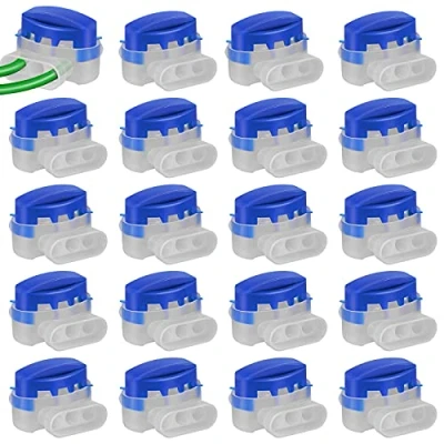 Afbeelding van Supamz Kabelverbinder, 20 stuks kabelverbinders voor robotmaaier, grasmaaier, Automower 314 waterdichte kabelklemmen, aansluitklemmen, kabelconnectoren robotmaaiers