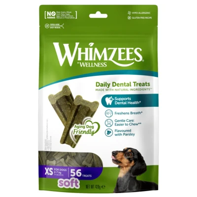 Afbeelding van Whimzees Value Bag Soft XS 56 stuks