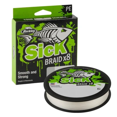 Afbeelding van Berkley Sick Braid White Gevlochten lijn 0.08mm (6kg) (300m)
