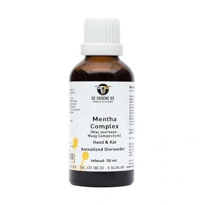 Afbeelding van De Groene Os Mentha Complex Hond / Kat 50 ML