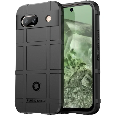 Afbeelding van Google Pixel 8a Hoesje Siliconen en TPU (zacht) iMoshion Backcover/Softcase Zwart Telefoonhoesje Shockproof/Valbescherming