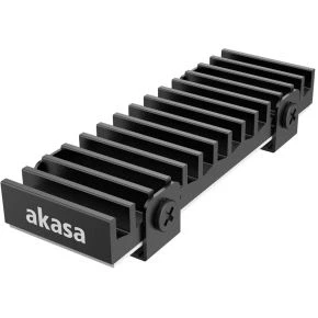 Afbeelding van Akasa Gecko Pro SSD (solid state drive) Koelplaat/radiatoren Zwart 1 stuk(s)