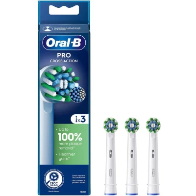 Afbeelding van Oral B Pro Cross Action Opzetborstels 3 Stuks