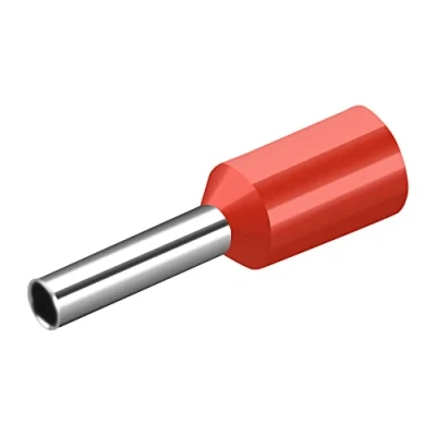 Afbeelding van Heschen 1000 stuks E1508 AWG 16/1,5 mm² koperen krimpkabelschoenen vinyl geïsoleerd rood