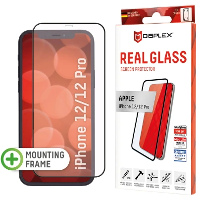 Afbeelding van Screenprotector Apple iPhone 12 Pro: Displex Real Glass FC