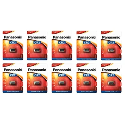 Afbeelding van Corp. Panasonic Lithium batterij CR2, 3 V, blisterverpakking, 1 x 10 stuks, blisterverpakking