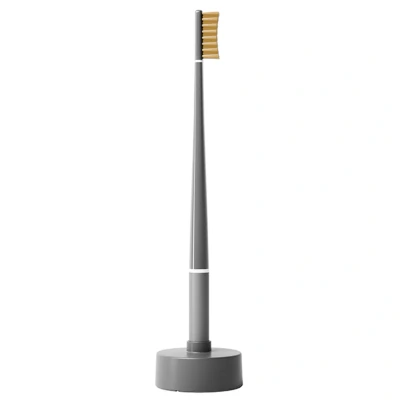 Afbeelding van Piuma Brush + Base Vitamin C Asphalt Grey Tandenborstels Beautytasting
