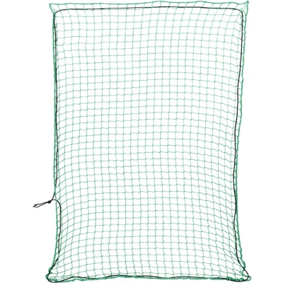 Afbeelding van vidaXL Aanhangwagennet elastisch touw 4x3 m polypropeen groen