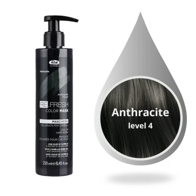 Afbeelding van Lisap Refresh Color Mask Anthracite 250ml Haibu by Kapperskorting.com