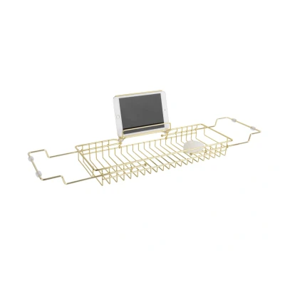Afbeelding van Pt Badrek Bath Tub Caddy Verguld 61x18x20cm