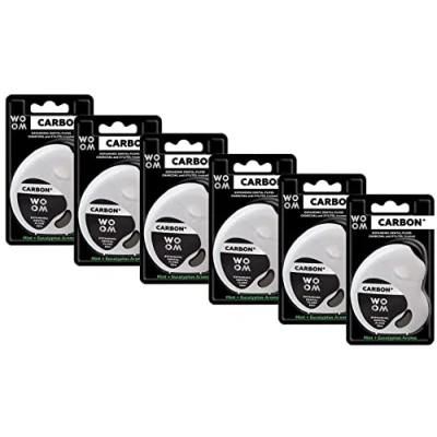 Afbeelding van Woom carbon + dental floss 6x30ml.