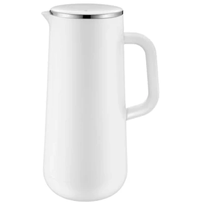 Afbeelding van WMF Impulse Thermoskan, 1,0 L, Voor Koffie Of Thee, Draaisluiting, Houdt Dranken 24 Uur Koud En Warm, Wit