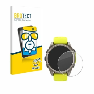 Afbeelding van BROTECT Glas Screenprotector voor Garmin Fenix 8 Solar (47 mm) Gehard Beschermglas 9H