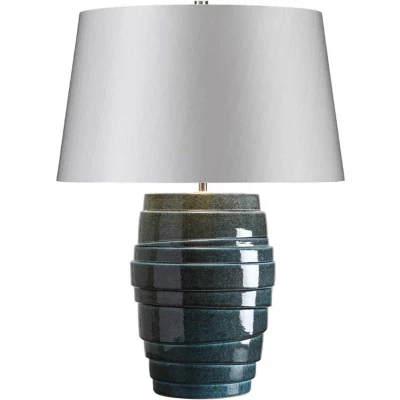 Afbeelding van Elstead Lighting LED Tafellamp Neptune 1X E27 Max 60W Blue Glaze