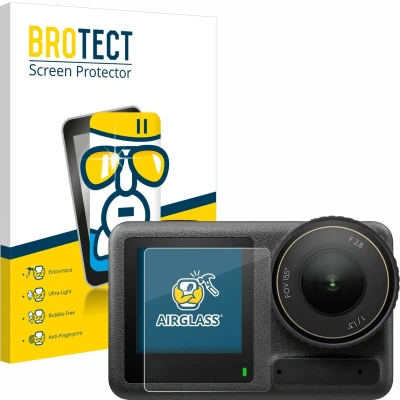 Afbeelding van BROTECT Glas Screen Protector voor DJI Osmo Action 4 (Display voor) Schermbeschermer [9H Hardheid, Beschermglas Folie niet Gehard Glas]