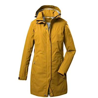 Afbeelding van killtec Women&#039;s 2 1/2 laags functionele parka/parka met afritsbare capuchon KOS 93 WMN PRK, dark yellow, 42, 39143 000