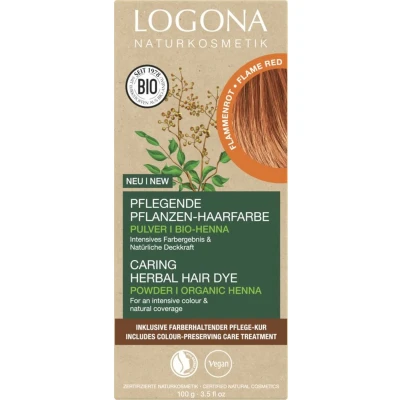 Afbeelding van Logona Haarkleuring 03 vlammend rood 100 g