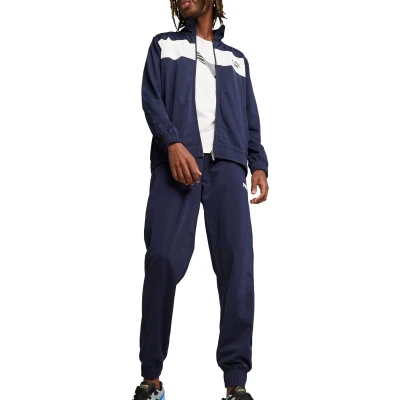 Afbeelding van Puma POLY CL SET Trainingspak, Heren, Maat: Small, navy