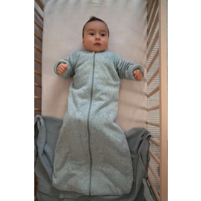 Afbeelding van Babyslaapzak Lodger Sleeves Folklore Peppermint 86 / 98 cm