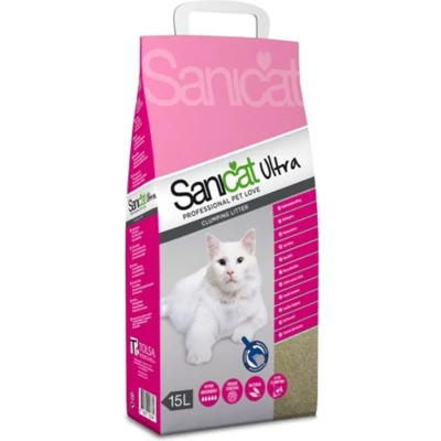 Afbeelding van Sanicat Ultra kattenbakvulling 15 Liter