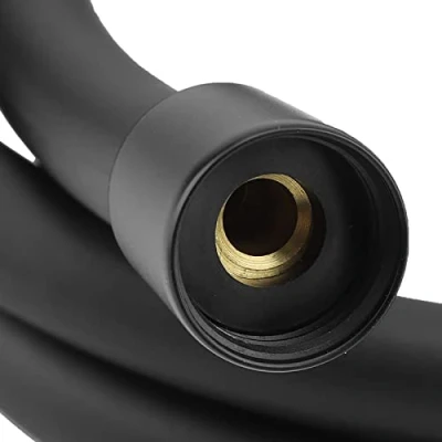 Afbeelding van 1.5m Zwarte lange douchekop Slangen Flexibele mat PVC Badkamer Toilet Handdouche Sproeier Uitbreiding Vervanging Explosieveilig