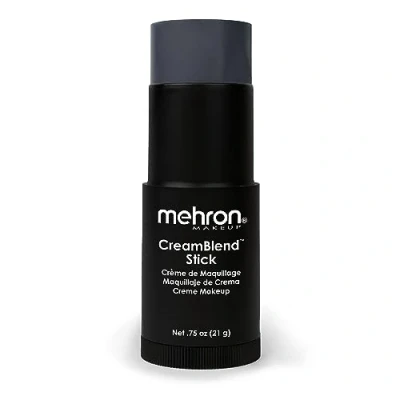 Afbeelding van Mehron make up CreamBlend Stick Gezichtsbeschildering, lichaamsbeschildering en foundation Lichaamsverf stift (Monster Grey)