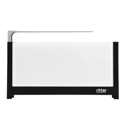 Afbeelding van Ritter Toaster Volcano 5, Wit, Broodrooster met Lange Sleuf Elegante Glazen Fronten