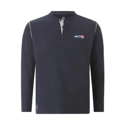 Afbeelding van Jan Vanderstorm Jornsen Sweater, Heren, Maat: XL, Dunkelblau