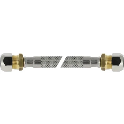 Afbeelding van Flexibele slang 15mm knel x 35cm KIWA. Artikelnr: 165709