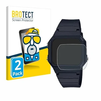 Afbeelding van BROTECT Screenprotector voor Casio Unisex F 91W Folie Beschermfolie matte (2 Stuks)