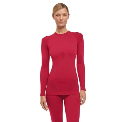 Afbeelding van FALKE Dames Baselayer Shirt Warm Ronde Hals W L/S SH Functioneel materiaal Sneldrogend 1 stuk, Roze (Rood 8644) nieuw Milieuvriendelijk, M