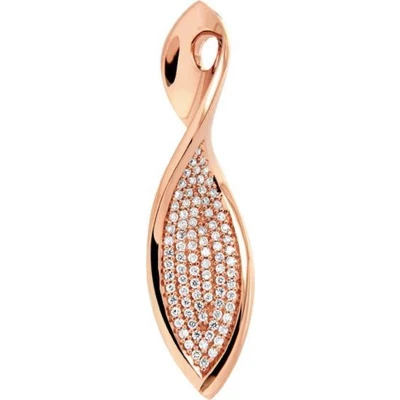 Afbeelding van Roségoud Hanger diamant 0.25ct H SI 4400644