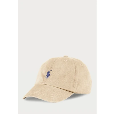 Afbeelding van Polo Ralph Lauren Classic CAP Teens Unisex Pet voor kinderen, Maat: One Size, khaki
