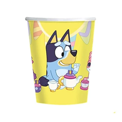 Afbeelding van Papieren Bekers Bluey, 8st.