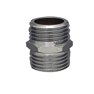 Afbeelding van Cornat chroom dubbele nippel 3/8 inch, TEC386600 3/4 inch
