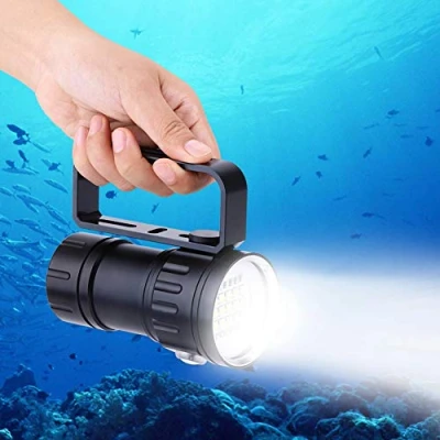 Afbeelding van Aigend Duiken zaklamp IPX8 18000lm 500M waterdichte onderwaterzaklamp duiklamp LED boot licht