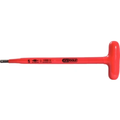 Afbeelding van KS Tools, Inbussleutel, T greep inbussleutel met beschermende isolatie, 10x300mm