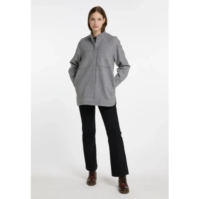 Afbeelding van Overgangsjack gemaakt van een wolmix DREIMASTER S / Grijs Melange 75% polyester 15% wol 8% polyacryl 2% viscose