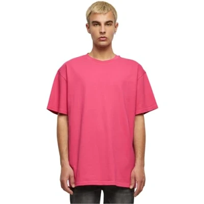 Afbeelding van Build Your Brand Heavy Oversized T shirt voor heren, Hibiscus spink, 5XL